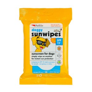 Dog sunscreen wipes