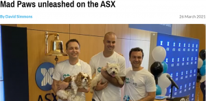 Business News Australia Mad Paws ASX