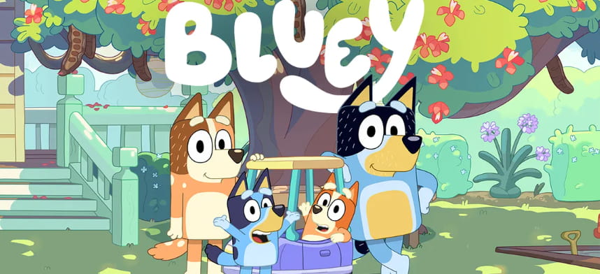 Bluey is arguably the world's most popular dog friendly tv show!